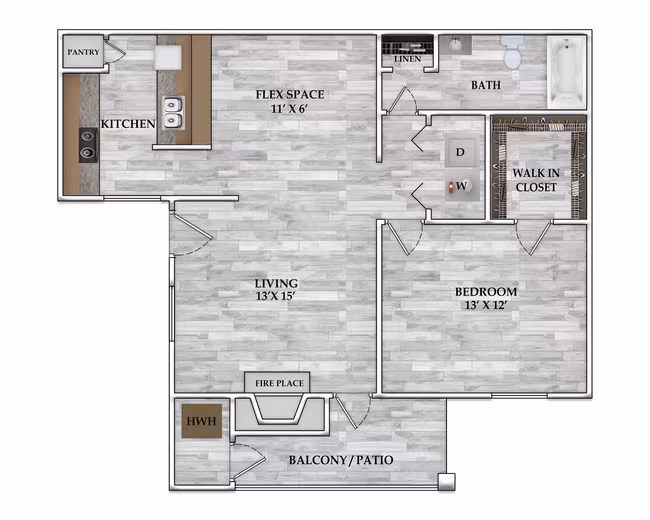 Unit 0514 floor plan